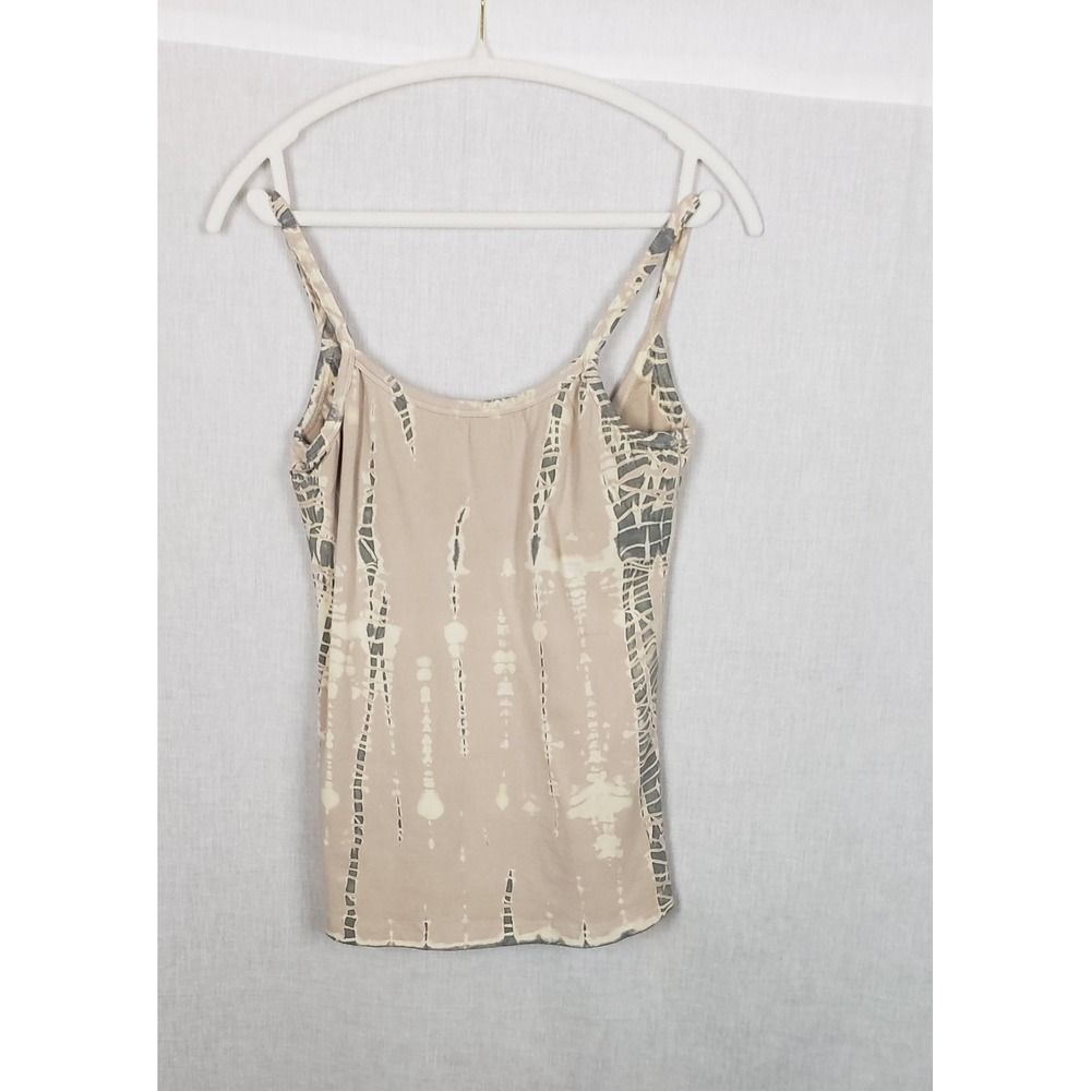 Hard Tail Forever Tan Gray Tie Dye Cami Tank Top L USA Athleisure Summer Y2K